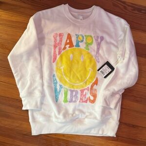 Art class new sweatshirt happy vibes brand new with tags